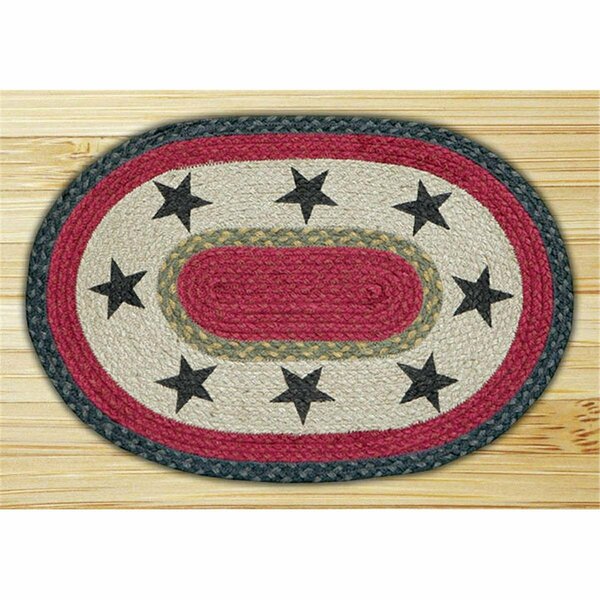 Capitol Earth Rugs Stars Oval Placemat 48-238S